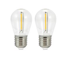 KÉSZLET 2x LED Izzó PARTY E27/0,5W/36V