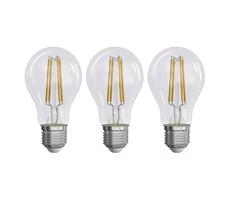 KÉSZLET 3x LED Izzó FILAMENT A60 E27/3,8W/230V 4000K Energiaosztály A