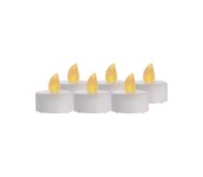 KÉSZLET 6x LED Karácsonyi dekoráció 6xLED/6xCR2032 fehér