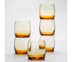 Készlet 6x üveg 230 ml füstös