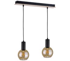 Keter Lighting Csillár zsinóron JANTAR WOOD 2xE27/60W/230V