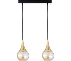 Keter Lighting Csillár zsinóron LACRIMA HONEY 2xE27/60W/230V