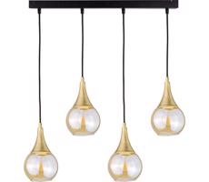 Keter Lighting Csillár zsinóron LACRIMA HONEY 4xE27/60W/230V