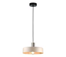 Keter Lighting Csillár zsinóron LATTE 1xE27/60W/230V bézs/fekete/fényezett króm
