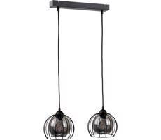 Keter Lighting Csillár zsinóron SOLO BLACK 2xE27/60W/230V