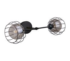 Keter Lighting Fali lámpa SOLO BLACK 2xE27/60W/230V