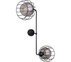 Keter Lighting Fali lámpa SOLO BLACK 2xE27/60W/230V