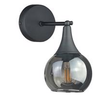 Keter Lighting Fali lámpa STAR 1xE27/60W/230V fekete/füstös fekete