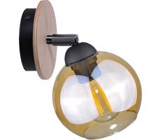 Keter Lighting Fali spotlámpa THEA WOOD 1xE27/60W/230V