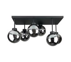 Keter Lighting Felületre szerelhető csillár  DEA 6xE14/60W/230V fekete/füstös fekete