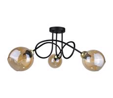 Keter Lighting Felületre szerelhető csillár VENUS GOLD 3xE27/60W/230V