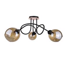 Keter Lighting Felületre szerelhető csillár  VENUS WOOD 3xE27/60W/230V