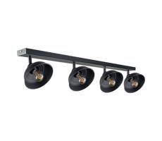 Keter Lighting Spotlámpa FAUN 4xE27/60W/230V fekete