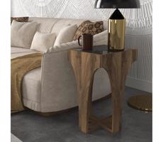 Kisasztal LITUS 58x37 cm barna