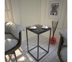 Kisasztal PURE 62x35 cm fekete
