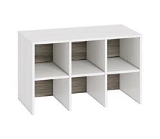 Konsimo Sp. z o.o. Sp. k. Cipősszekrény SARPA 50x80 cm fehér/barna