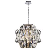 Kristály csillár láncon CROWN 12xE14/40W/230V króm