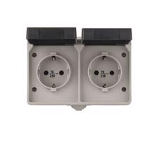 Kültéri aljzat SCHUKO 250V/16A IP44 2Z