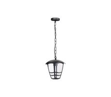 Kültéri csillár láncon TEVIO 1xE27/60W/230V IP54 fekete