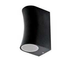 Kültéri fali lámpa BOSTON 2xGU10/10W/230V fekete IP44