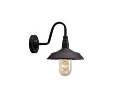 Kültéri fali lámpa NILDA 1xE27/60W/230V IP44 fekete