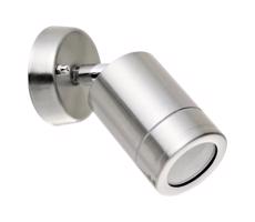 Kültéri fali lámpa OLIMP 2 1xGU10/8W/230V IP44 rozsdamentes