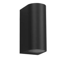Kültéri fali lámpa OVALIS 2xGU10/35W/230V IP44 fekete
