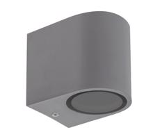Kültéri fali lámpa PARETE 1xGU10/6W/230V IP54 szürke