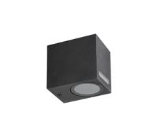 Kültéri fali lámpa QUERK 1xGU10/35W/230V IP54 8 cm fekete