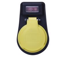 Kültéri konnektor kapcsolóval FRENCH 250V/16A IP44