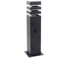 Kültéri lámpa érzékelővel TEKSAS 1xE27/12W/230V IP44 44 cm