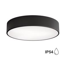 Kültéri mennyezeti lámpa érzékelővel CLEO 3xE27/24W/230V á. 40 cm fekete IP54