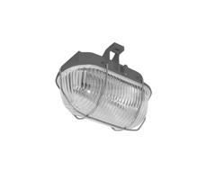 Kültéri mennyezeti lámpa OVAL 1xE27/60W/230V szürke IP44