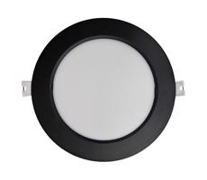 LED Beépíthető lámpa CIRCLE LED/12W/230V 4000K átm. 17 cm fekete