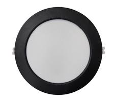 LED Beépíthető lámpa CIRCLE LED/18W/230V 4000K átm. 22 cm fekete