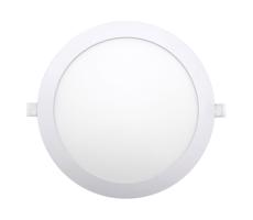 LED Beépíthető lámpa CIRCLE LED/24W/230V 6500K átm. 30 cm fehér