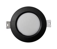 LED Beépíthető lámpa CIRCLE LED/3W/230V 4000K átm. 9 cm fekete
