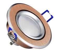 LED Beépíthető lámpa NAP OLAL 1xGU10/3,5W/230V 3000K átm. 8,4 cm arany