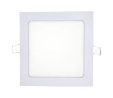 LED Beépíthető lámpa SQUARE LED/12W/230V 4200K 16,8x16,8 cm fehér