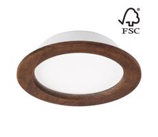 LED Beépíthető lámpa WOODY SPOT LED/16,5W/230V 4000K cseresznye ø 18,5 cm