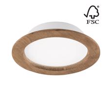 LED Beépíthető lámpa WOODY SPOT LED/16,5W/230V 4000K dió ø 18,5 cm