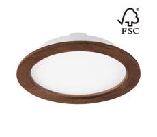 LED Beépíthető lámpa WOODY SPOT LED/23,5W/230V 4000K cseresznye ø 23,5 cm