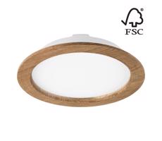 LED Beépíthető lámpa WOODY SPOT LED/23,5W/230V 4000K dió ø 23,5 cm