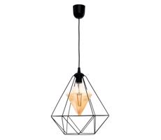 LED Csillár zsinóron ALAMBRE 1xE27/4W/230V fekete