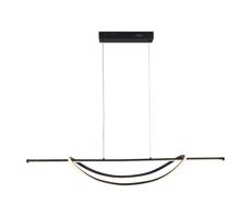 LED Csillár zsinóron AMBAR LED/35W/230V fekete
