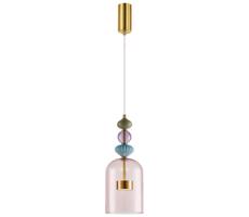 LED Csillár zsinóron ARTE LED/12W/230V átm. 16 cm réz