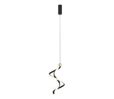 LED Csillár zsinóron COLIA LED/19W/230V fekete/arany