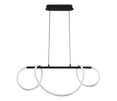 LED Csillár zsinóron EMMA LED/38W/230V fekete