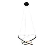 LED Csillár zsinóron EMPOLI LED/55W/230V fekete