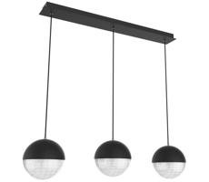 LED Csillár zsinóron FURNI 3xLED/5W/230V fekete